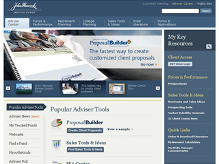 Mutual Fund Financial Professional Website image