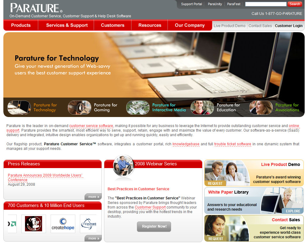 Parature 2008 image