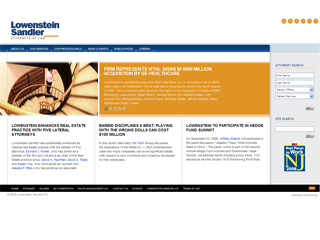 Lowenstein Sandler Right Answer Website image