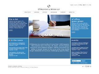 O'Melveny & Myers Website image