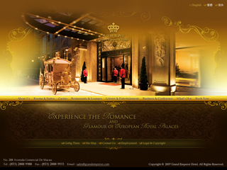 Website Development for Grand Emperor Hotel image