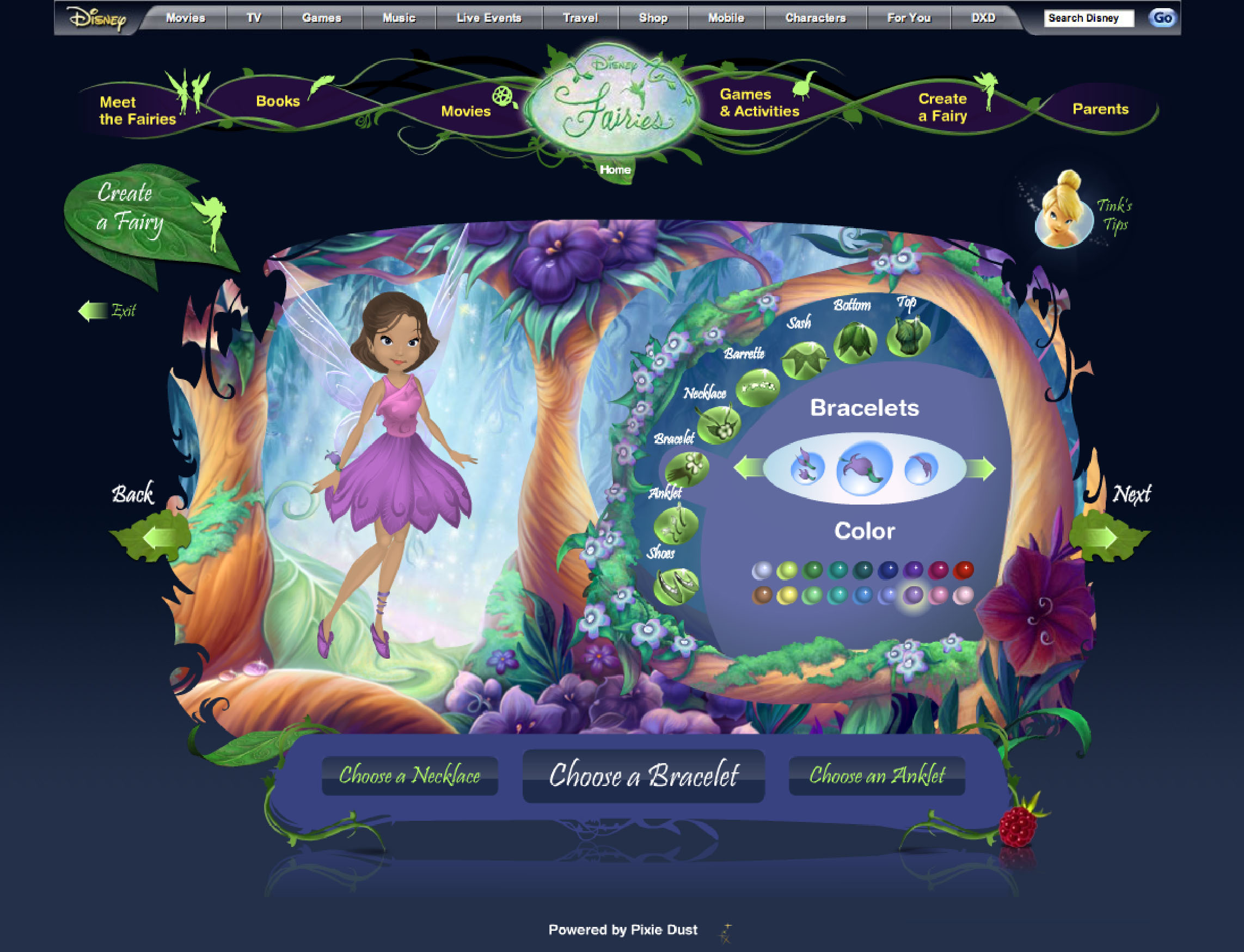 DisneyFairies.com/Create-A-Fairy image