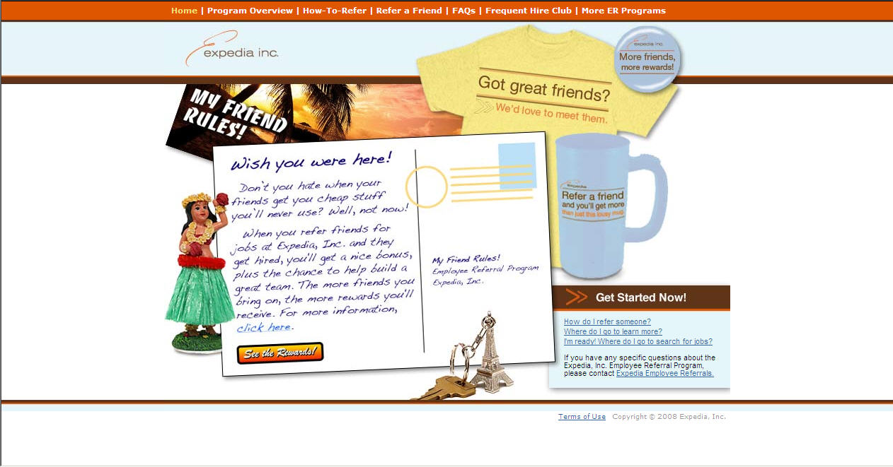 Expedia My Friend Rules ERP Site image