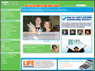 LIFE Happens website image