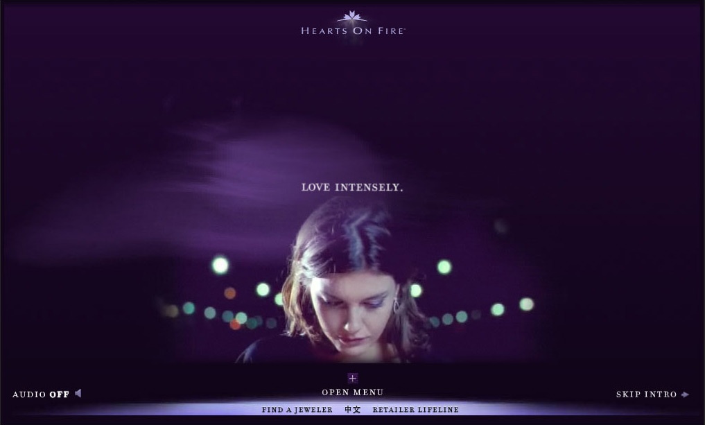 Hearts on Fire Website image