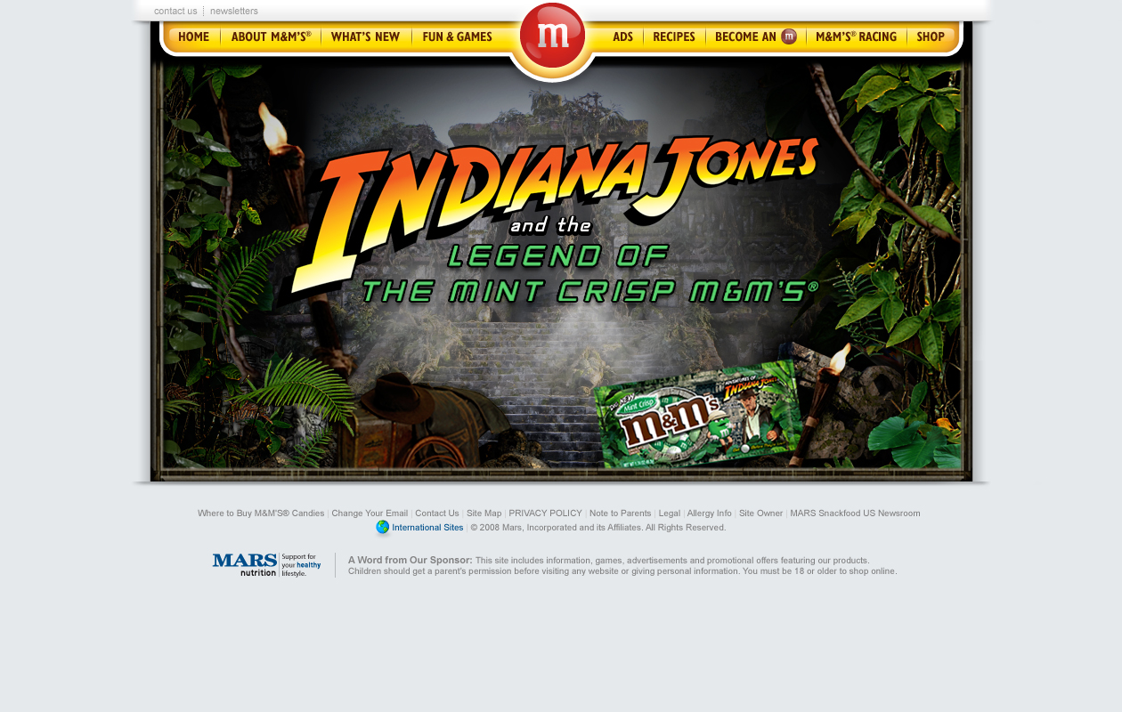 M&MS Indiana Jones and the Legend of the Mint Crisp image