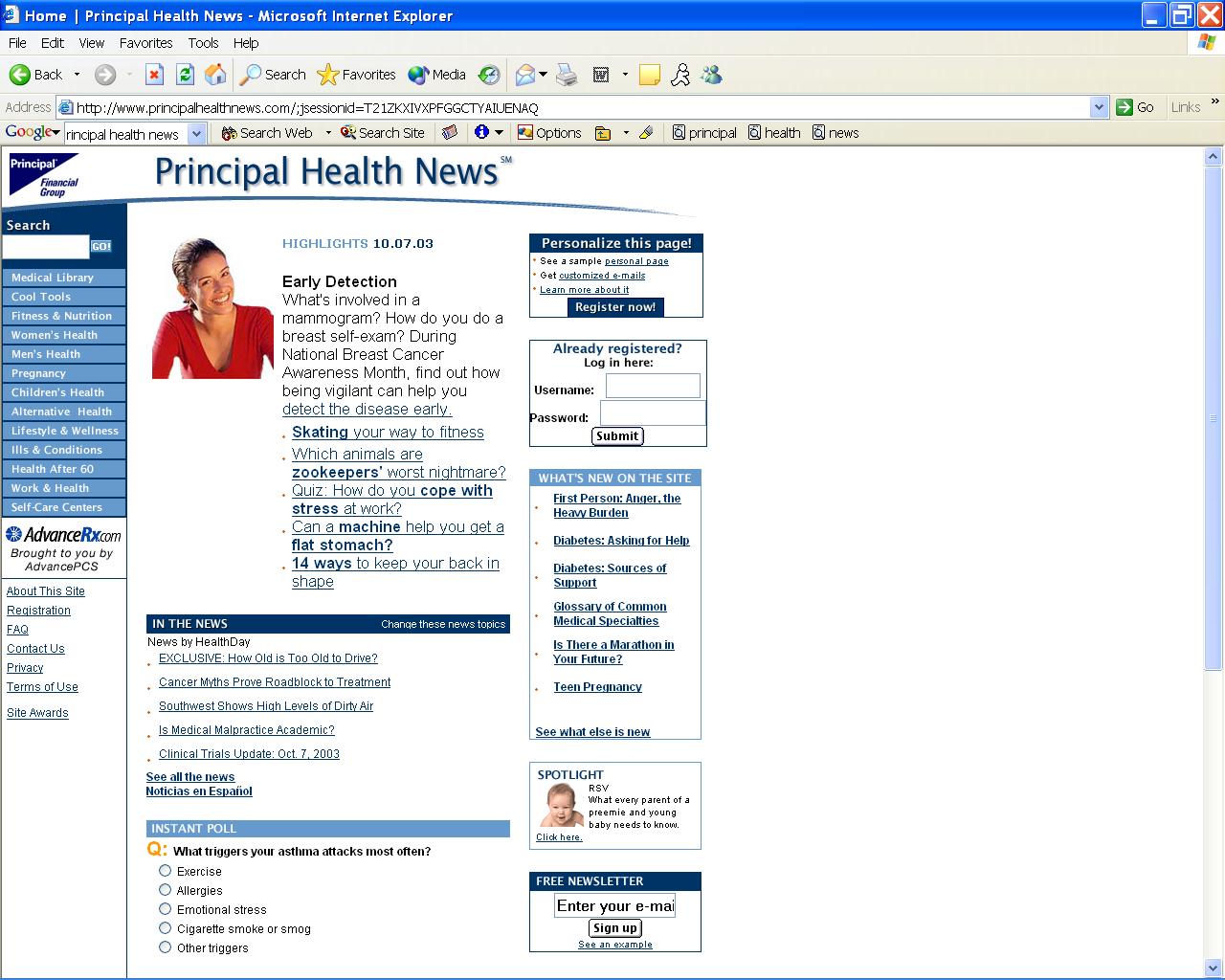 Principal Health News image
