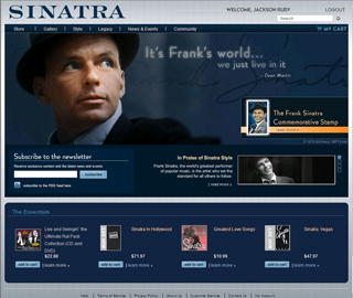 Frank  Sinatra.com image