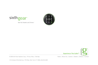 Sixth Gear Corporate Web Site image