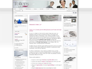 Tollers LLP Website image