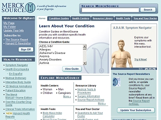 MerckSource - A World of Health Information at Your Fingertips image