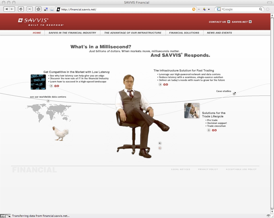 Savvis Financial Site image