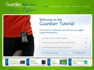 Guardian REAL-Time Glucose Monitor Tutorial image