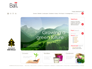 The New Ball Horticultural Web Site image