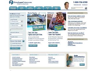 HomeLoanCenter.com Web Site image