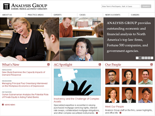 Analysis Group Website Refresh image