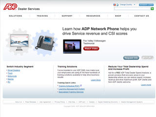 ADP Dealer Website Redesign  image