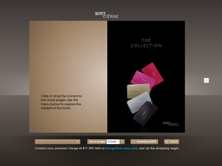 Sony Cierge Online Holiday Guide 2008  image