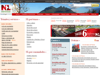 Portal de Gobierno del Estado de Nuevo Len, Mxico image