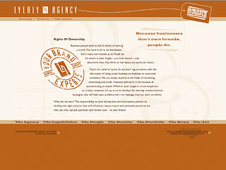 Lyerly Agency Business To People Comunications Website image