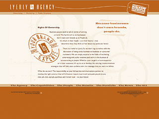 Lyerly Agency Business To People Comunications Website image