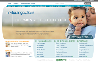 Genzyme Genetics - My Testing Options image