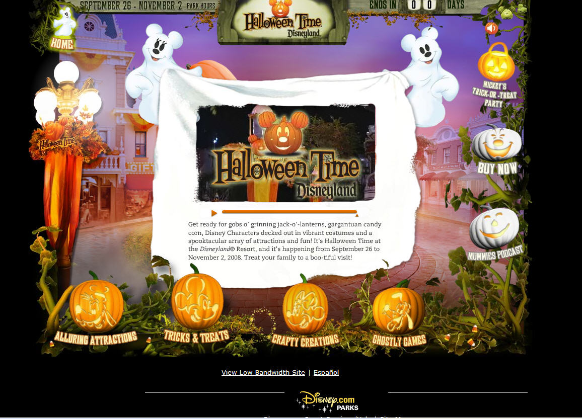 Disneyland Resort Halloween Minisite image
