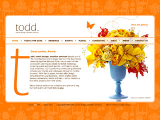 todd. event design. creative services. image
