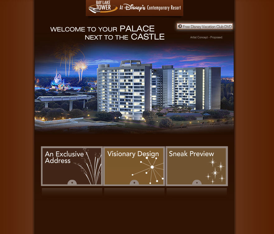Bay Lake Tower Minisite image