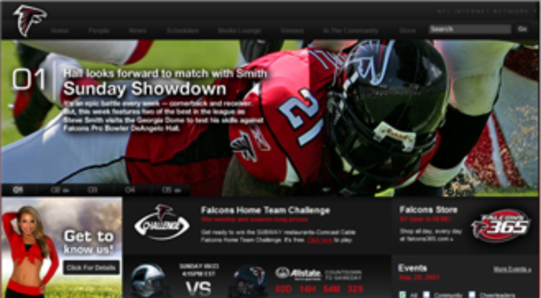 Atlanta Falcons -- Builing a Socially Immersive Fan Site image