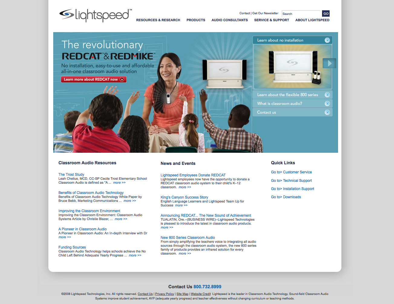 Lightspeed Website image
