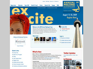 ASAE & The Center 2009 Annual Meeting Website image