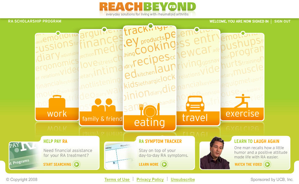 Reach Beyond RA Website image