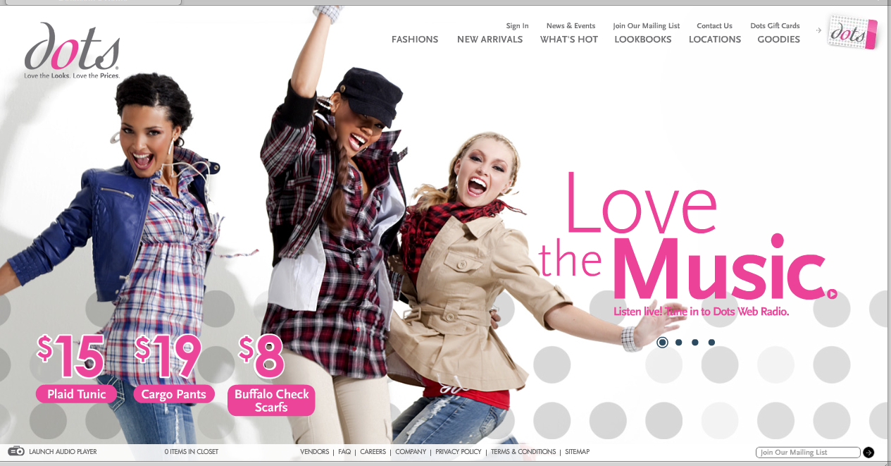 Dots Web site image