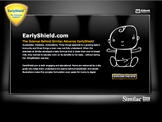 Similac EarlyShield Micro Site image