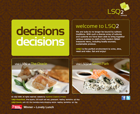 LSQ2 Restaurant Website image