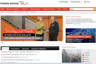Towers Watson's New Corporate Website image