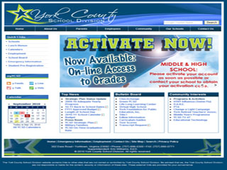 The York County Schools Website image