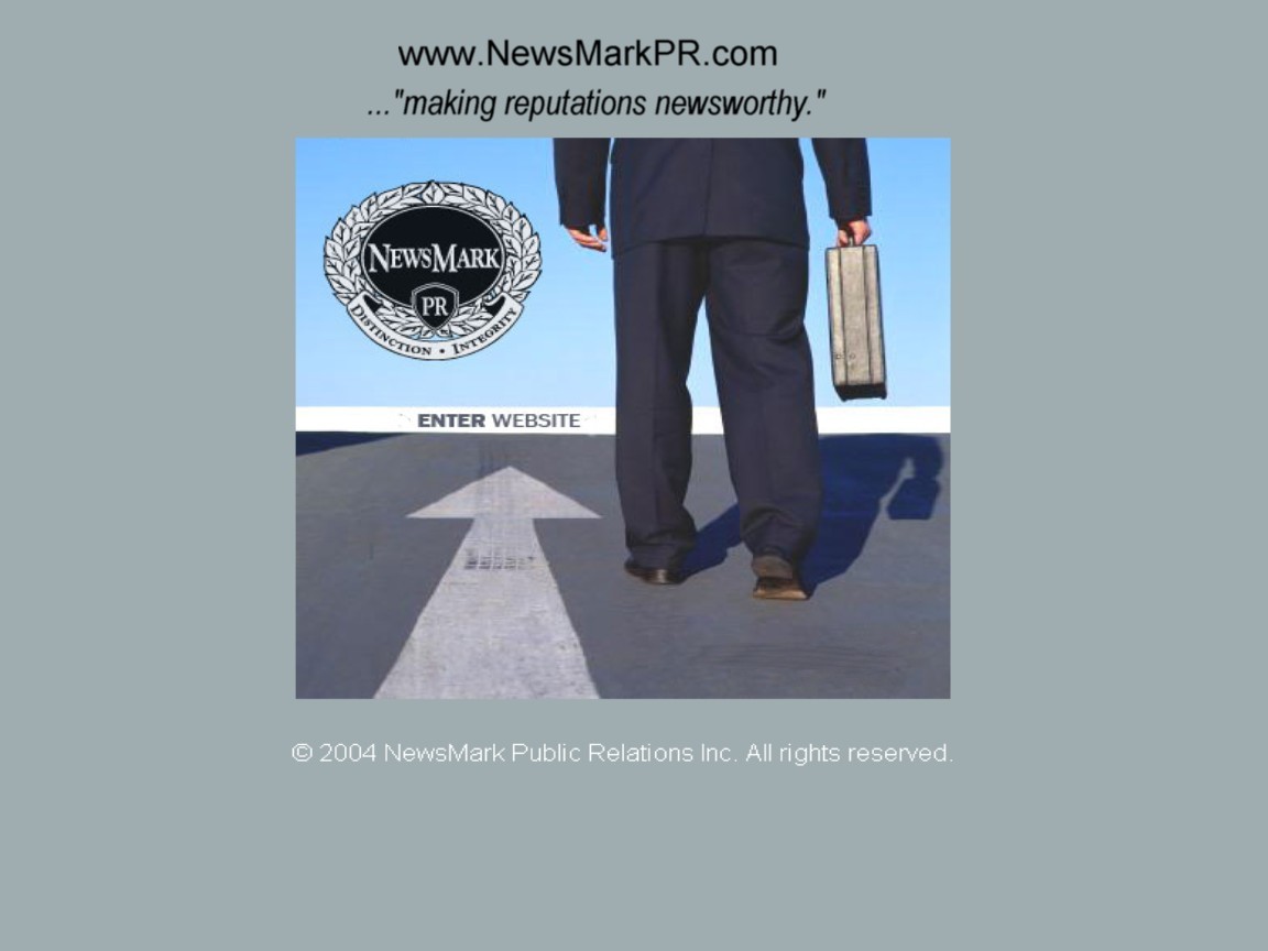 NewsMark Public Relations Web Site image