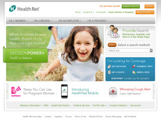 Health Net Web Site image