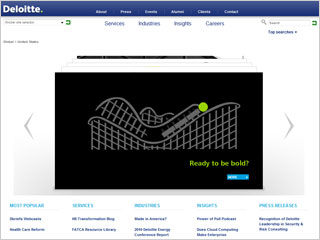 Deloitte U.S. Website image