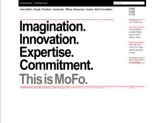 Morrison & Foerster LLP Website Redesign image