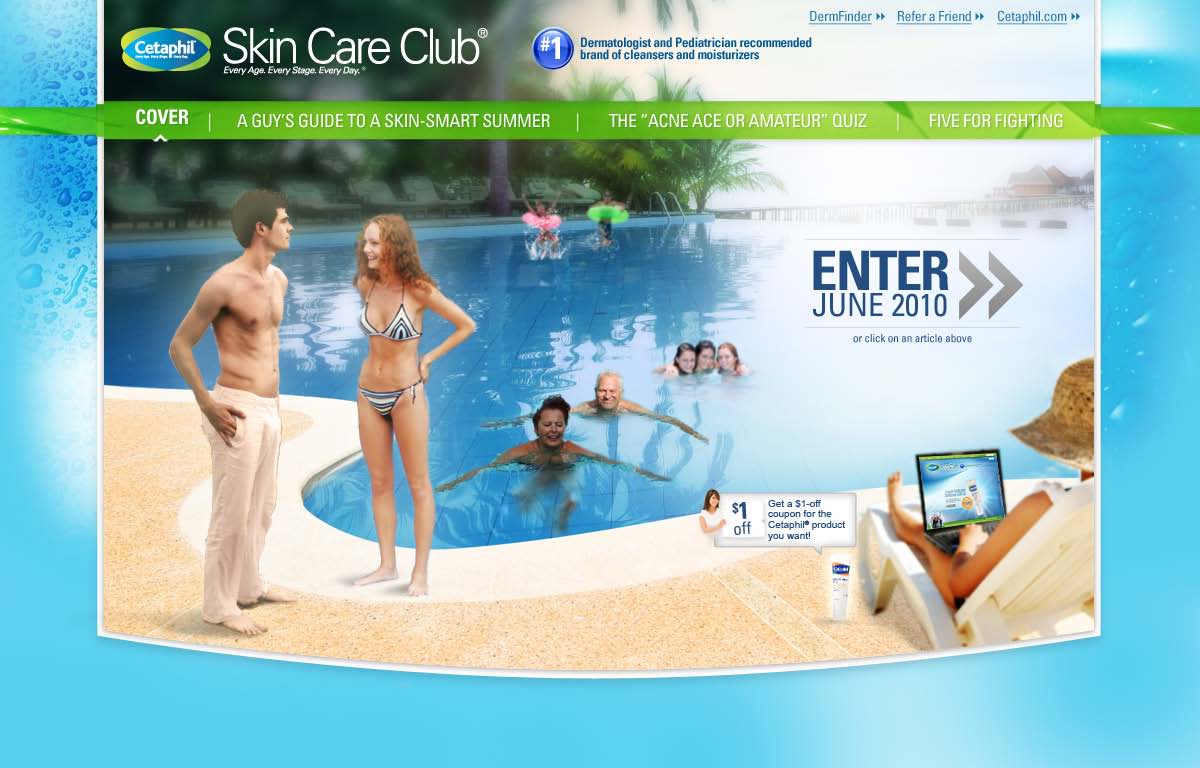 Cetaphil Skin Care Club eCRM Program image