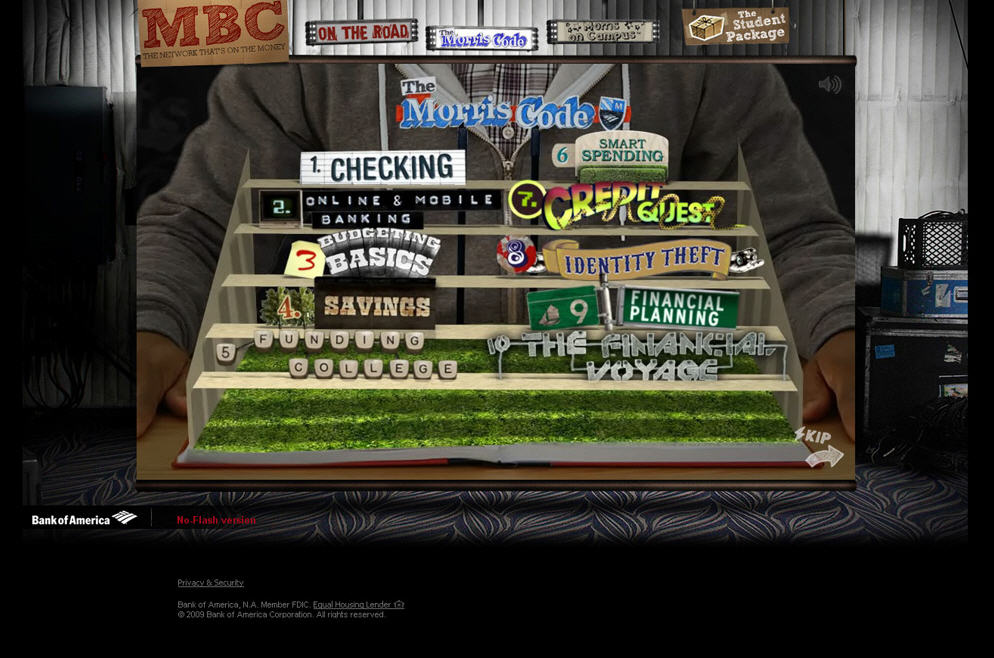 Bank of Americas Morris Code image
