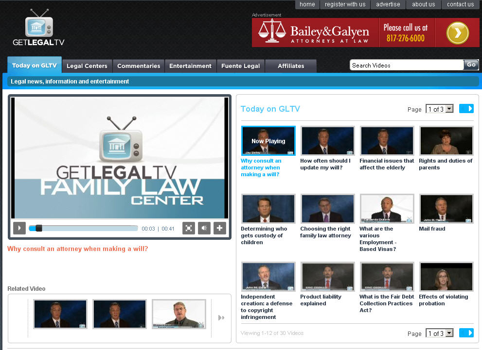 GET LEGAL TV  image