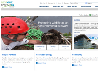 NextEra Energy, Inc. Website Redesign image