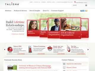 Talisma Website Redesign image