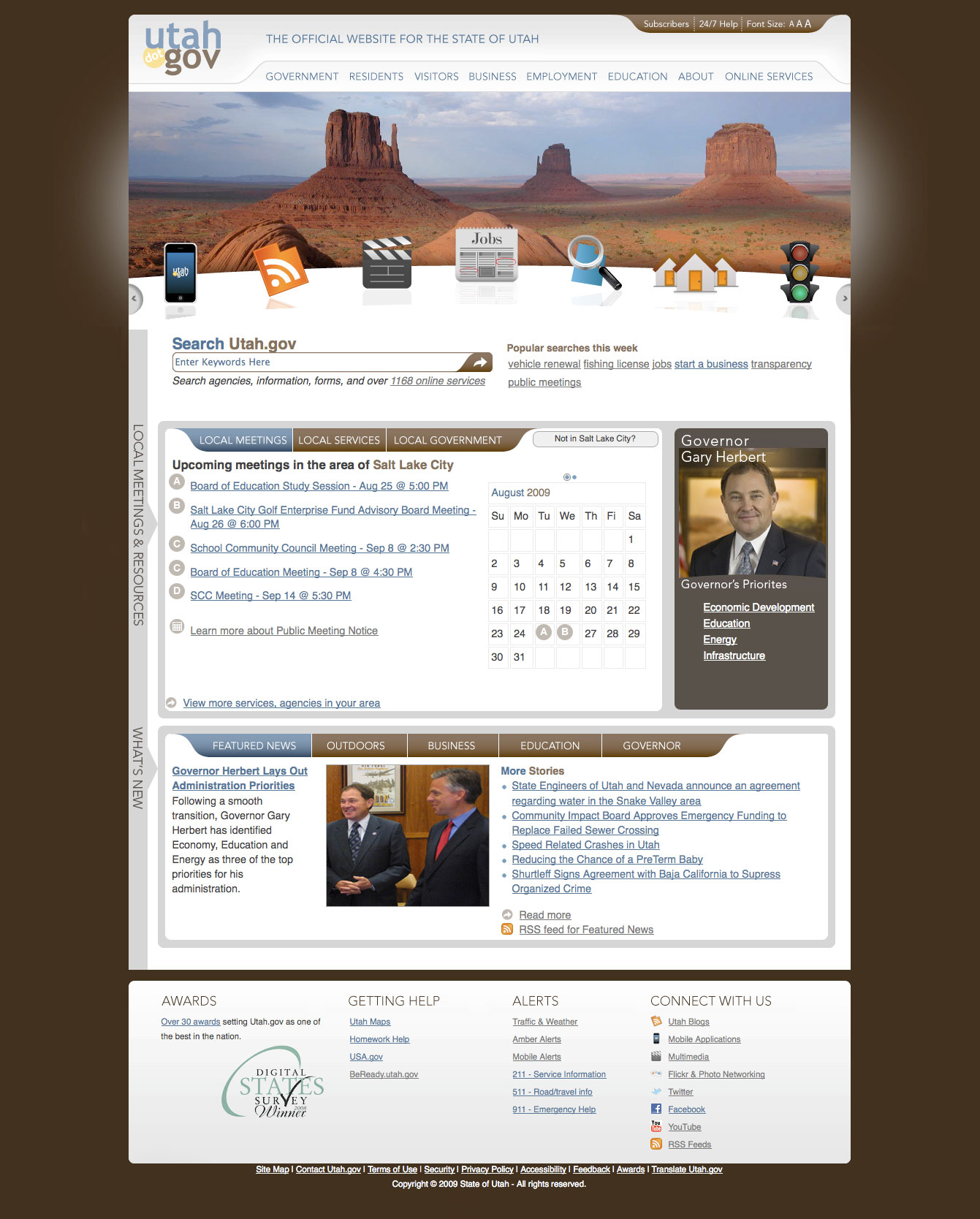 Utah.gov/The Official Website of the State of Utah image