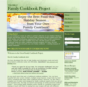 Familycookbookproject.com  image