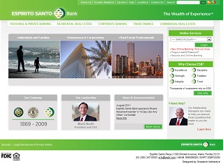 Espirito Santo Bank Corporate Portal image